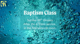 Baptism Class