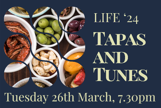 Tapas and Tunes - Tue 26th March - 7:30pm