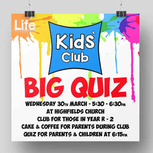 Kids Club Big Quiz