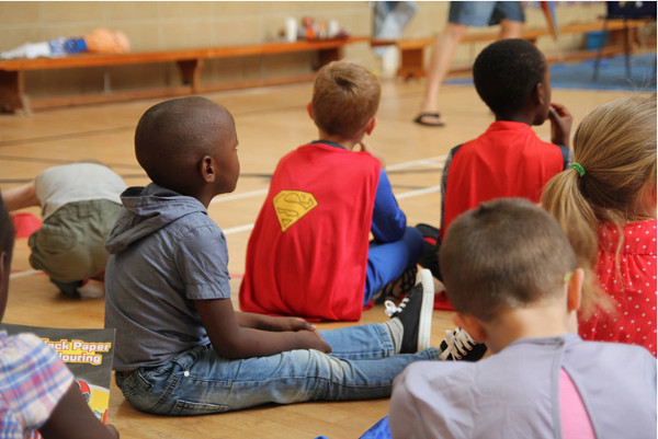 Pontprennau Holiday Club Children Listening