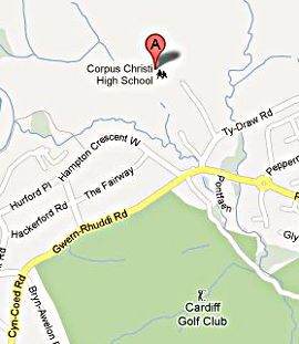 Pontprennau Map