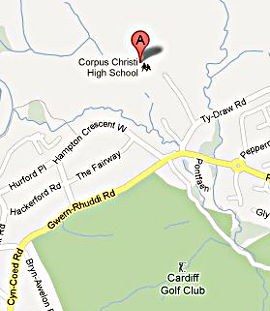 Pontprennau Map