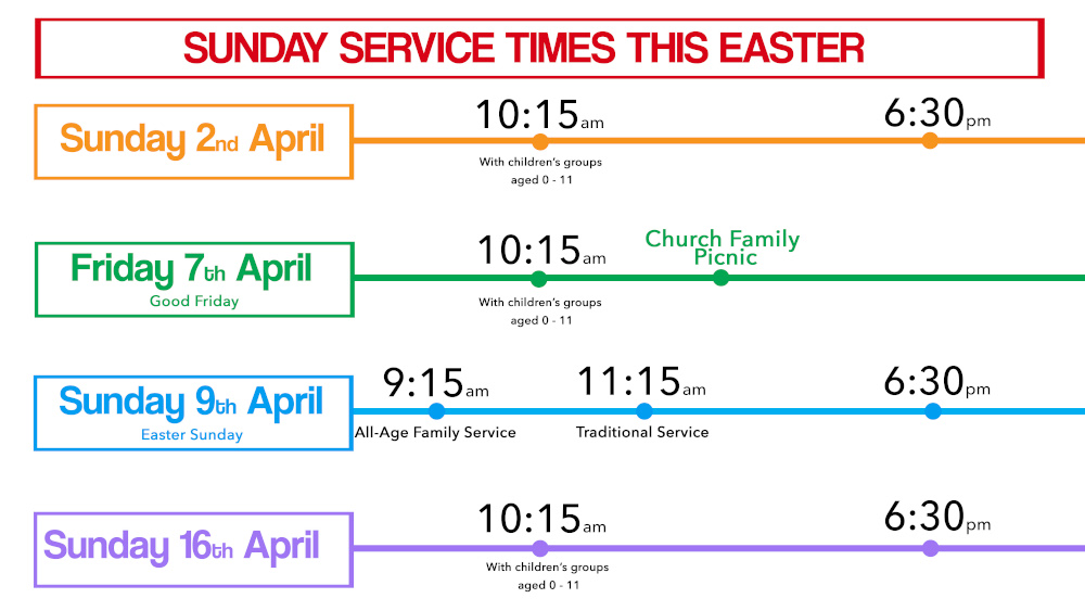 Easter 2023 Service Times