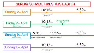 Easter 2023 Service Times