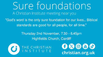 Christian Institute Meeting