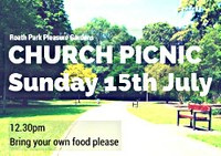 Church Picnic - 15th July - Roath Pleasure Gardens