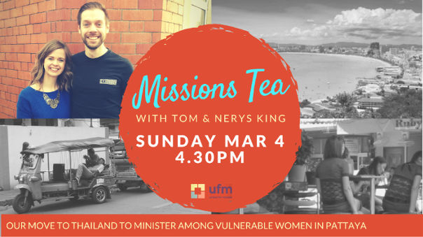 Missions talk and tea Tom & Nerys King